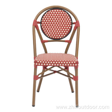 bamboo rattan french bistro chairs and tables